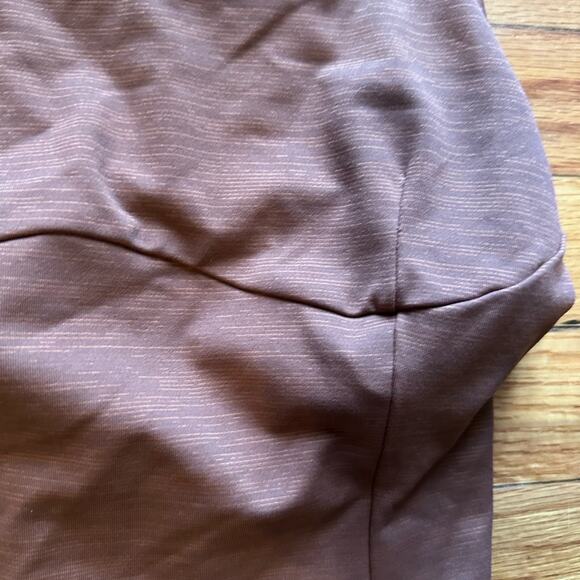 Outdoor Voices Move Free Leotard Bodysuit in Cocoa – Sleek & Supportive - Picture 2 of 9